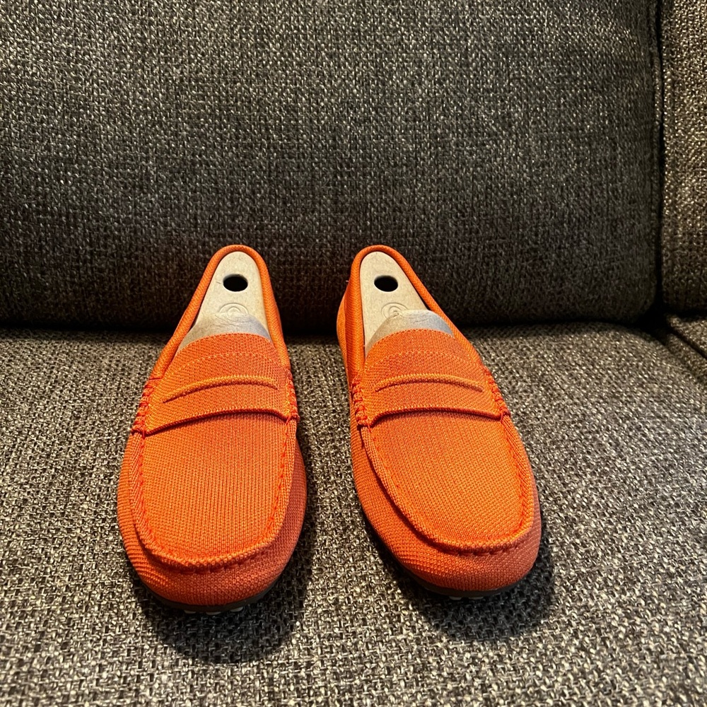 Rothy’s Men's Orange Driving Loafers